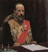 Portrait of Sergei witte, Ilya Repin